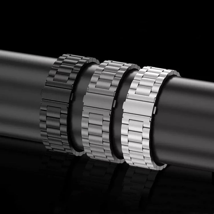 3-Bead Flat Buckle Titanium Alloy Watch Band, For Apple Watch SE 2022 40mm, For Apple Watch SE 2022 44mm, For Apple Watch Series 7 41mm, For Apple Watch Series 7 45mm, For Apple Watch SE 40mm, For Apple Watch SE 44mm, For Apple Watch Series 6 40mm     ...