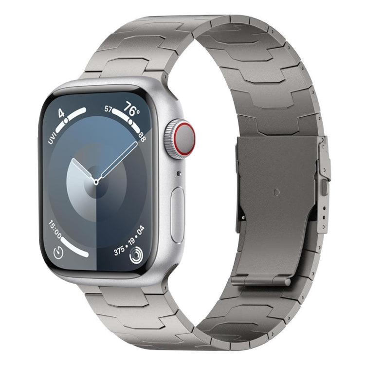 26mm Oracle Safety Buckle Titanium Alloy Watch Band, For Apple Watch SE 2023 44mm, For Apple Watch Ultra 2 49mm, For Apple Watch Series 9 45mm, For Apple Watch Ultra 49mm, For Apple Watch Series 8 45mm, For Apple Watch SE 2022 44mm                     ...