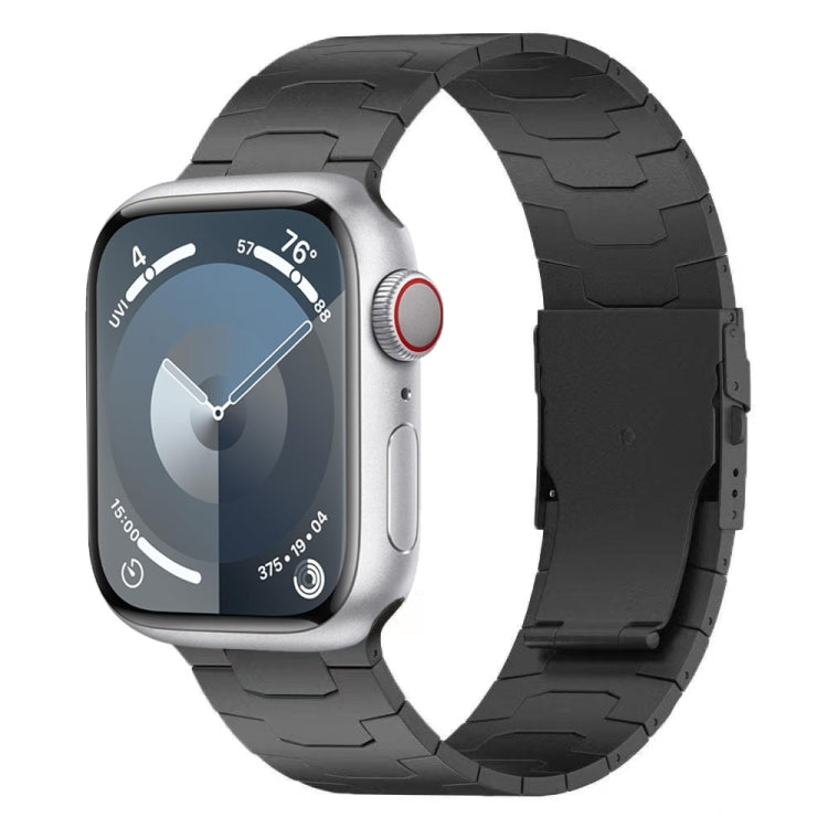 26mm Oracle Safety Buckle Titanium Alloy Watch Band, For Apple Watch SE 2023 44mm, For Apple Watch Ultra 2 49mm, For Apple Watch Series 9 45mm, For Apple Watch Ultra 49mm, For Apple Watch Series 8 45mm, For Apple Watch SE 2022 44mm���������������������...