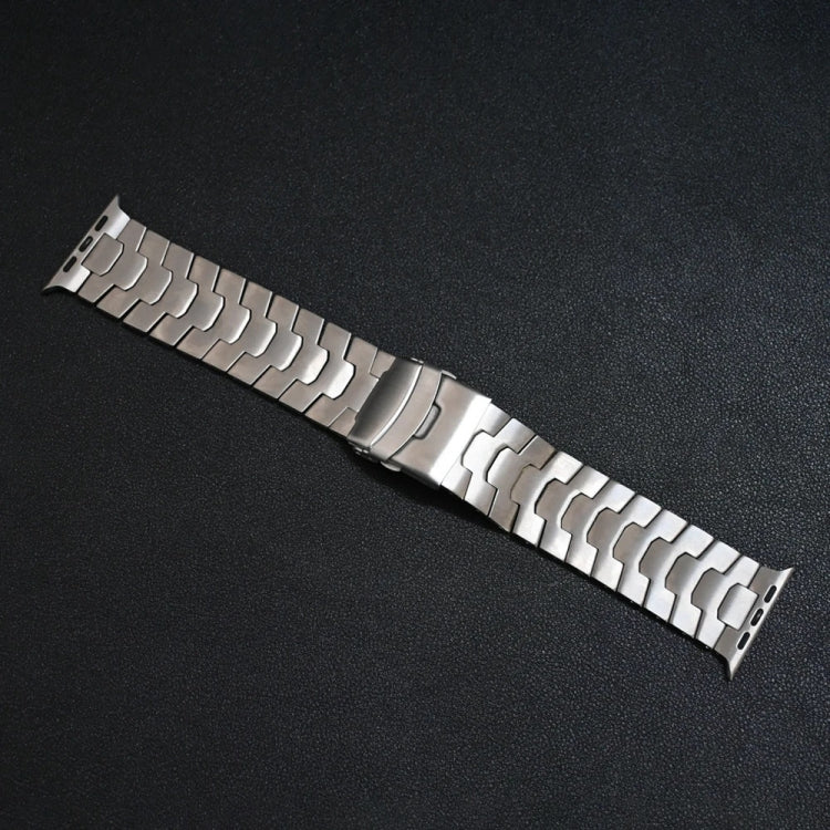 26mm Oracle Safety Buckle Titanium Alloy Watch Band, For Apple Watch Series 6 44mm, For Apple Watch Series 5 44mm, For Apple Watch Series 4 44mm, For Apple Watch Series 3 42mm