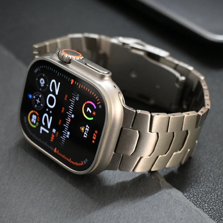 26mm Oracle Safety Buckle Titanium Alloy Watch Band, For Apple Watch SE 2023 44mm, For Apple Watch Ultra 2 49mm, For Apple Watch Series 9 45mm, For Apple Watch Ultra 49mm, For Apple Watch Series 8 45mm, For Apple Watch SE 2022 44mm���������������������...