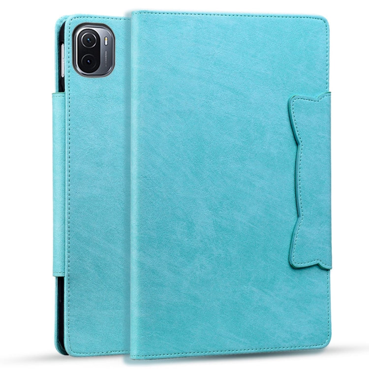 Cat Buckle Leather Tablet Case