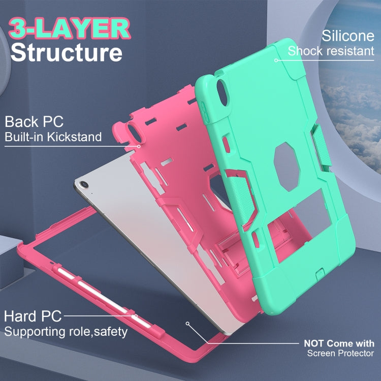 Étui pour tablette PC en silicone acrylique de couleur contrastée avec support, série 1