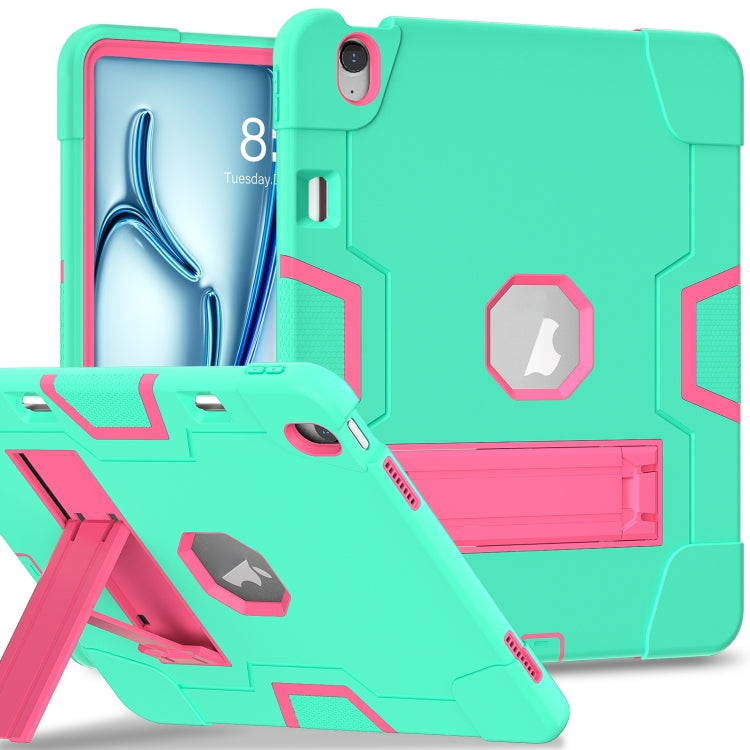 Étui pour tablette PC en silicone acrylique de couleur contrastée avec support, série 1