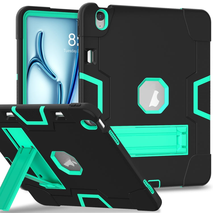 Étui pour tablette PC en silicone acrylique de couleur contrastée avec support, série 1