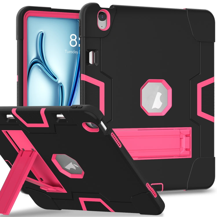 Étui pour tablette PC en silicone acrylique de couleur contrastée avec support, série 1
