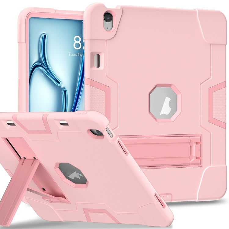 Étui pour tablette PC en silicone acrylique de couleur contrastée avec support, série 1