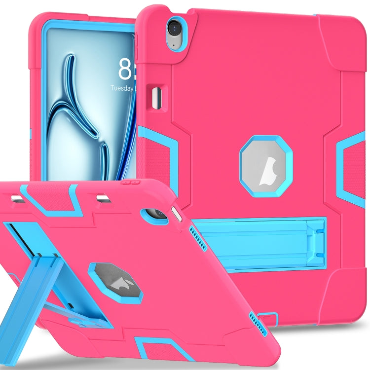Étui pour tablette PC en silicone acrylique de couleur contrastée avec support, série 1