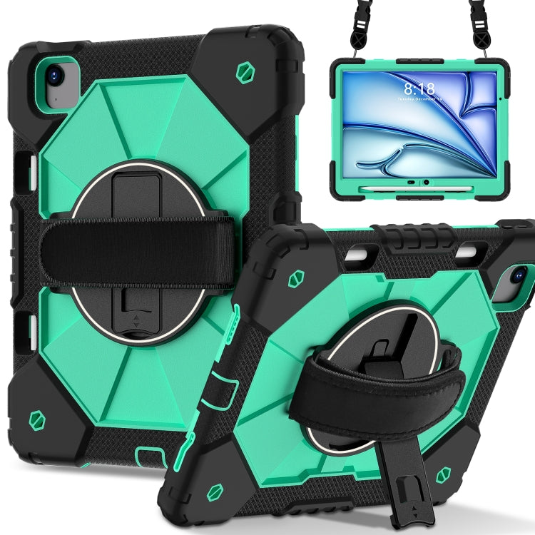 Contrast Color Robot Silicone Hybrid PC Tablet Case