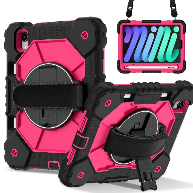 Contrast Color Robot Silicone Hybrid PC Tablet Case