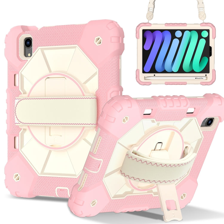 Contrast Color Robot Silicone Hybrid PC Tablet Case