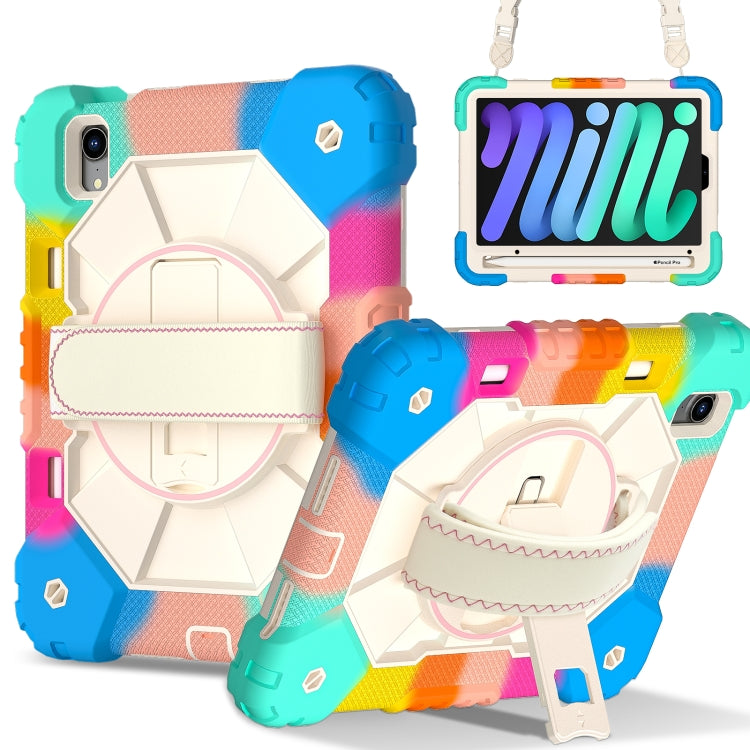 Contrast Color Robot Silicone Hybrid PC Tablet Case