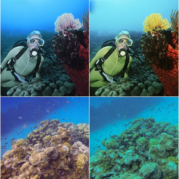 For DJI Osmo Action 4 JUNESTAR Threaded Camera Lens Filter, 8 in 1 Filmmaking Kit