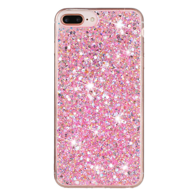 Coque de téléphone en TPU à paillettes transparentes, série 1
