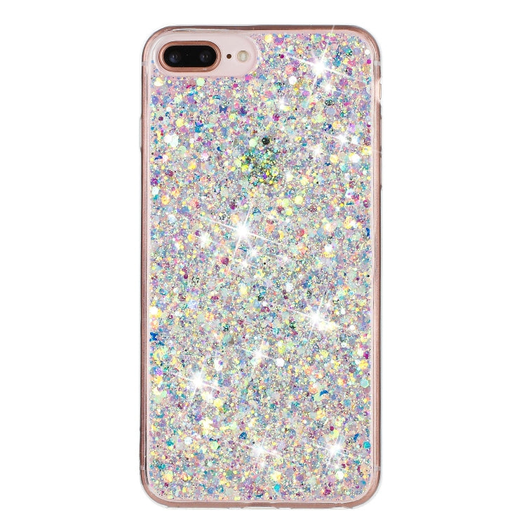 Coque de téléphone en TPU à paillettes transparentes, série 1