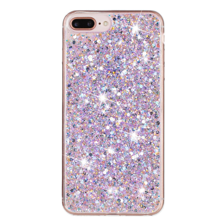 Coque de téléphone en TPU à paillettes transparentes, série 1