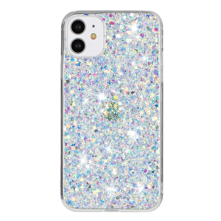 Coque de téléphone en TPU à paillettes transparentes, série 1