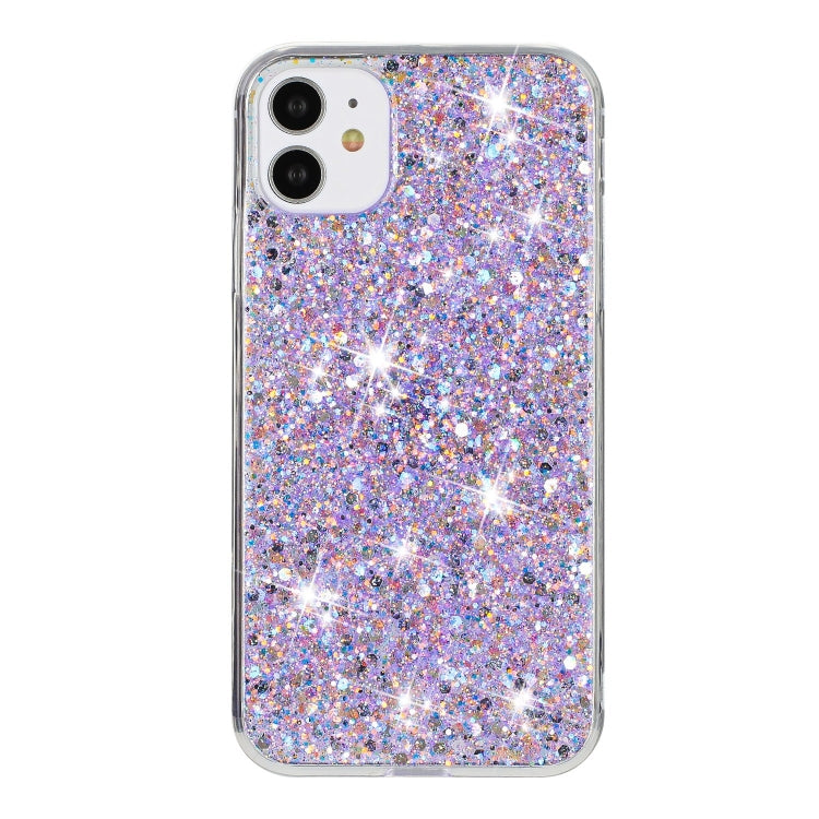 Coque de téléphone en TPU à paillettes transparentes, série 1
