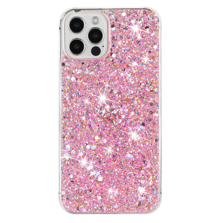 Coque de téléphone en TPU à paillettes transparentes, série 1
