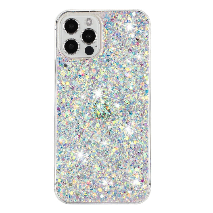 Coque de téléphone en TPU à paillettes transparentes, série 1