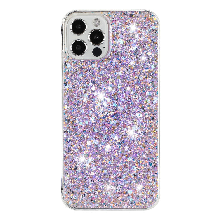 Coque de téléphone en TPU à paillettes transparentes, série 1