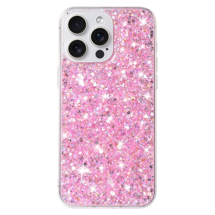 Coque de téléphone en TPU à paillettes transparentes, série 1