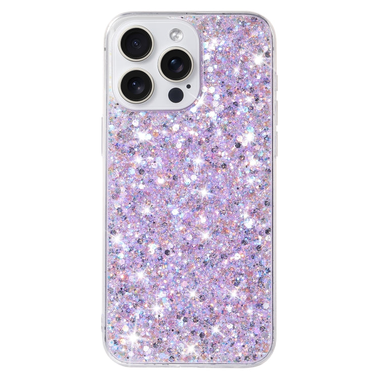 Coque de téléphone en TPU à paillettes transparentes, série 1