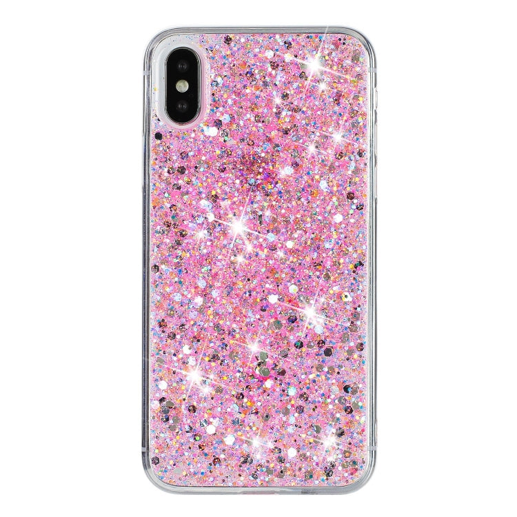 Coque de téléphone en TPU à paillettes transparentes, série 1