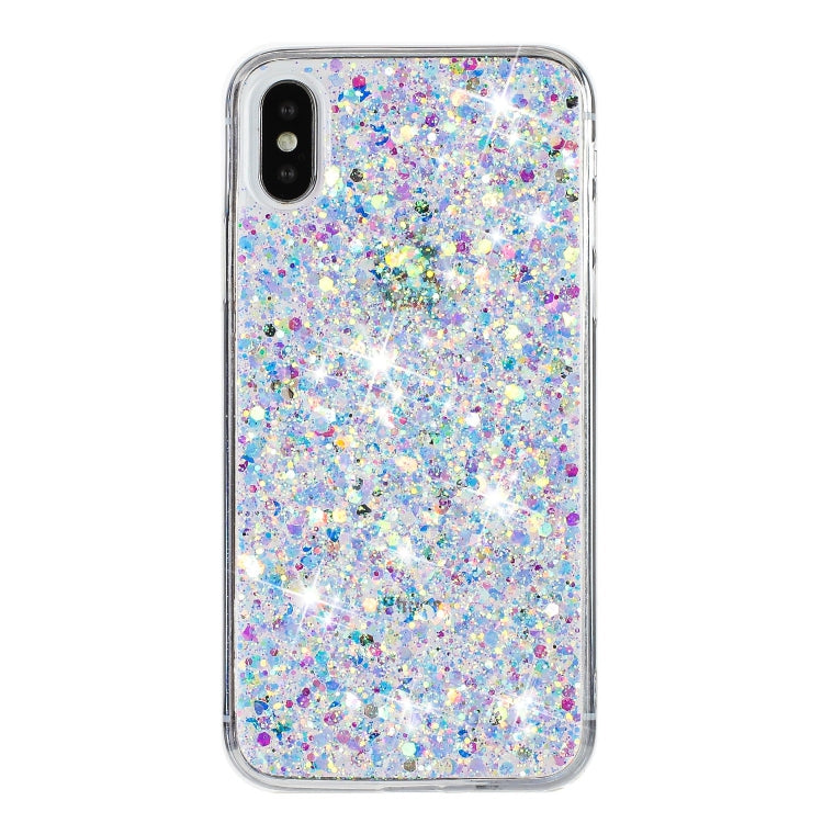 Coque de téléphone en TPU à paillettes transparentes, série 1