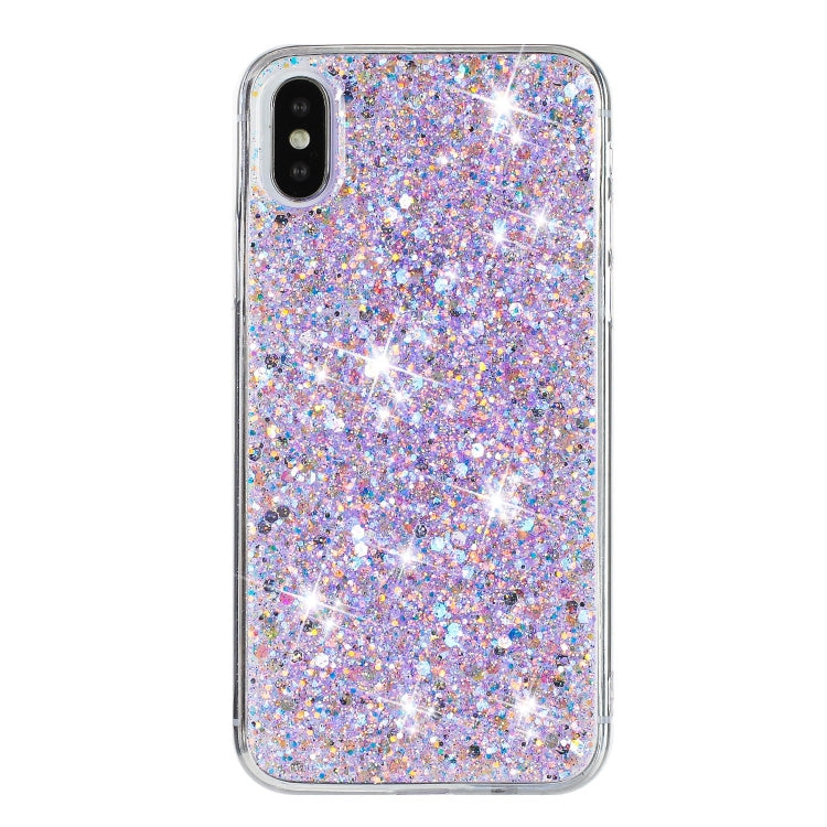 Coque de téléphone en TPU à paillettes transparentes, série 1