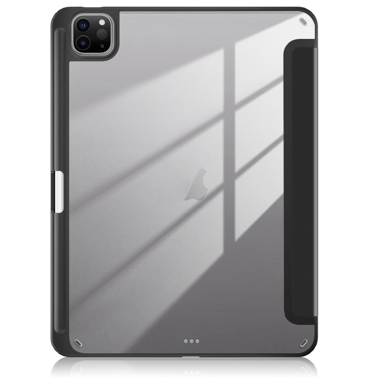 Étui en cuir acrylique intelligent à 3 volets pour tablette, pour iPad Air 11 (2024) / Pro 11 (2022) et iPad Pro 11 (2024).