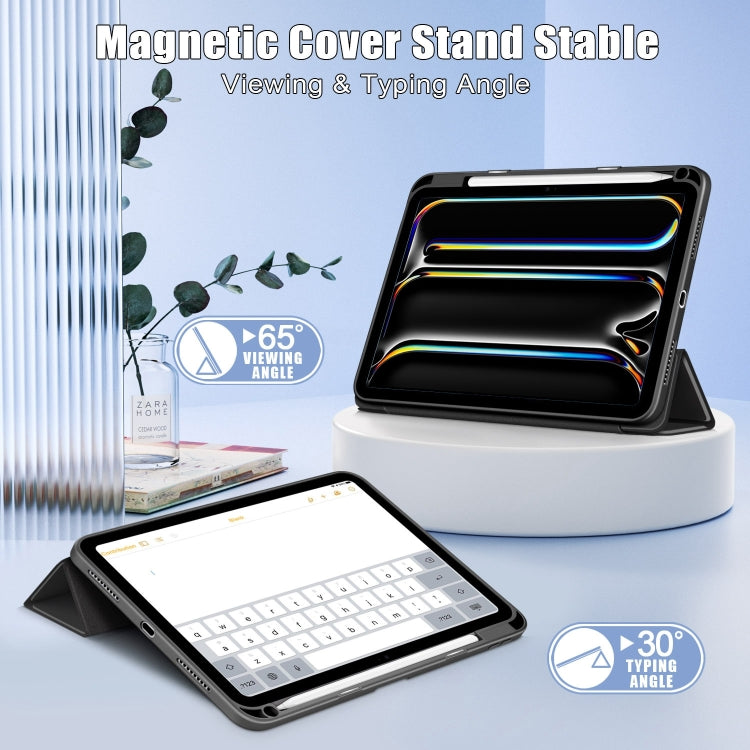 Acrylic 3-Fold Smart Leather Tablet Case, For iPad Pro 11 2025 / 2024, For iPad Air 11 2025 / 2024