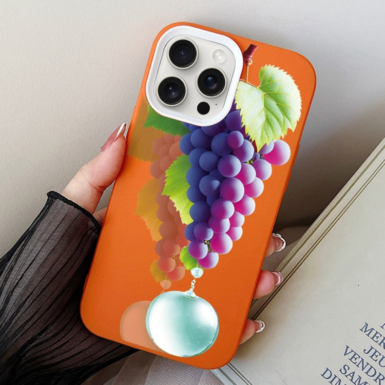 Grape Pattern PC Hybrid TPU Phone Case