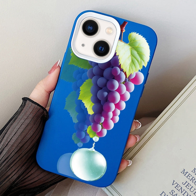 Grape Pattern PC Hybrid TPU Phone Case