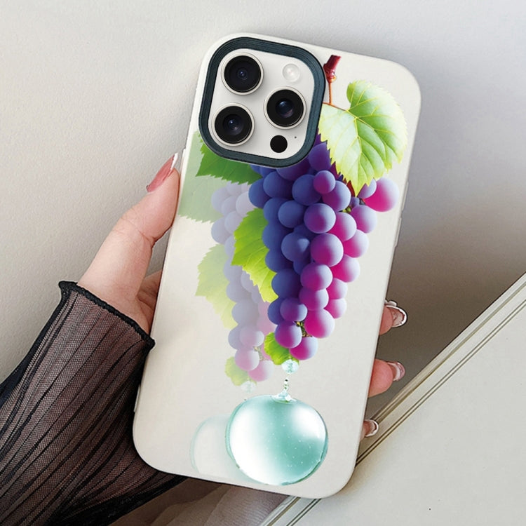 Grape Pattern PC Hybrid TPU Phone Case, For iPhone 14 Pro, For iPhone 14 Pro Max, For iPhone 7 / 8 / SE 2022