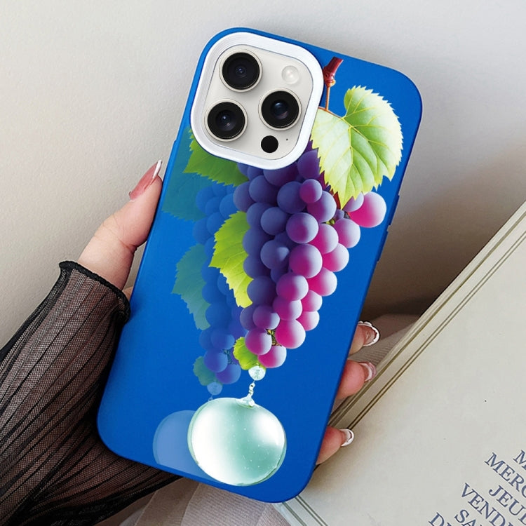 Grape Pattern PC Hybrid TPU Phone Case, For iPhone 14 Pro, For iPhone 14 Pro Max, For iPhone 7 / 8 / SE 2022