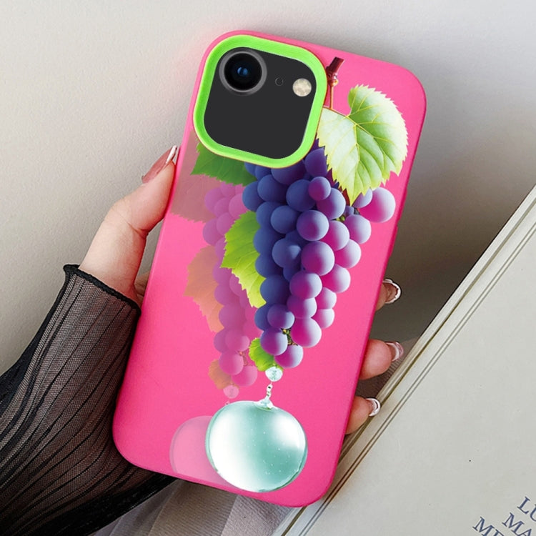 Grape Pattern PC Hybrid TPU Phone Case, For iPhone 14 Pro, For iPhone 14 Pro Max, For iPhone 7 / 8 / SE 2022
