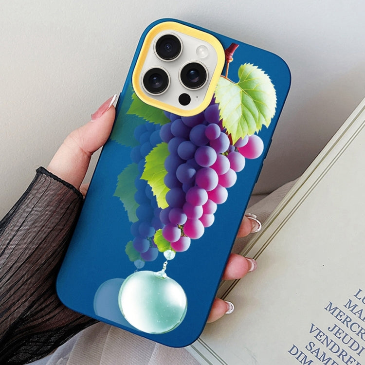 Grape Pattern PC Hybrid TPU Phone Case