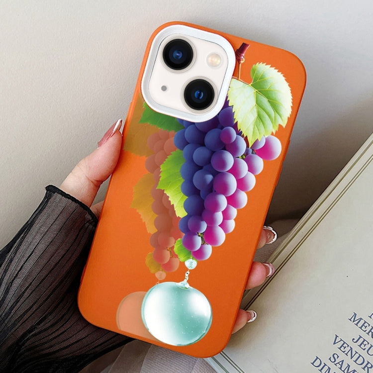 Grape Pattern PC Hybrid TPU Phone Case
