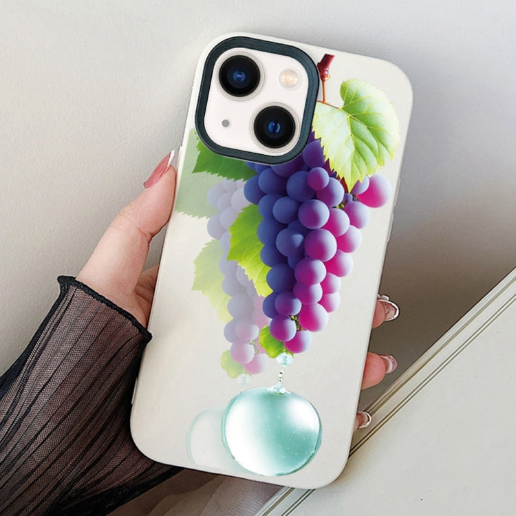 Grape Pattern PC Hybrid TPU Phone Case, For iPhone 13 Pro Max, For iPhone 13 Pro, For iPhone 13
