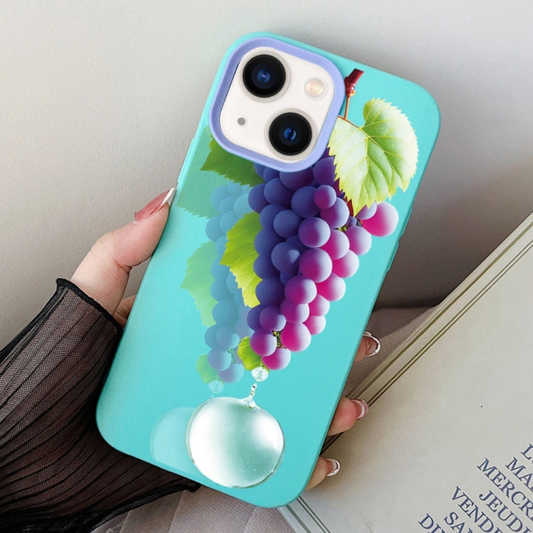 Grape Pattern PC Hybrid TPU Phone Case, For iPhone 13 Pro Max, For iPhone 13 Pro, For iPhone 13