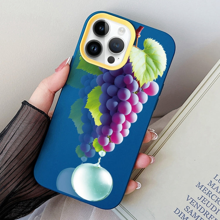 Grape Pattern PC Hybrid TPU Phone Case