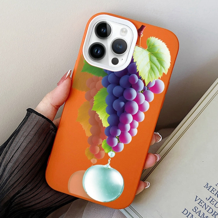Grape Pattern PC Hybrid TPU Phone Case