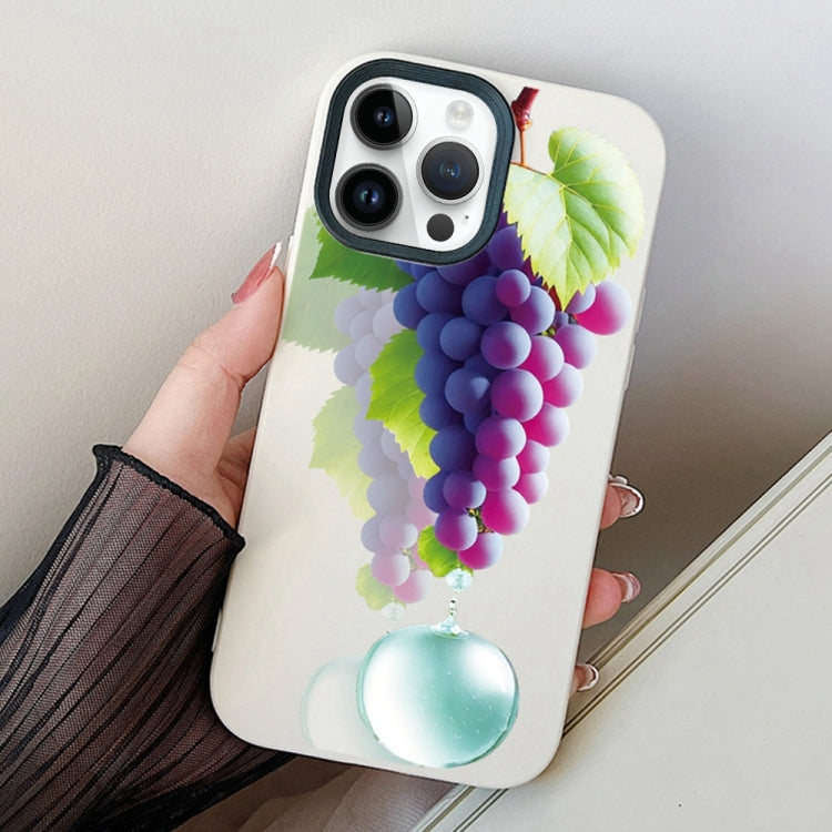 Grape Pattern PC Hybrid TPU Phone Case