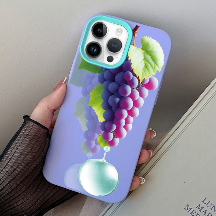 Grape Pattern PC Hybrid TPU Phone Case