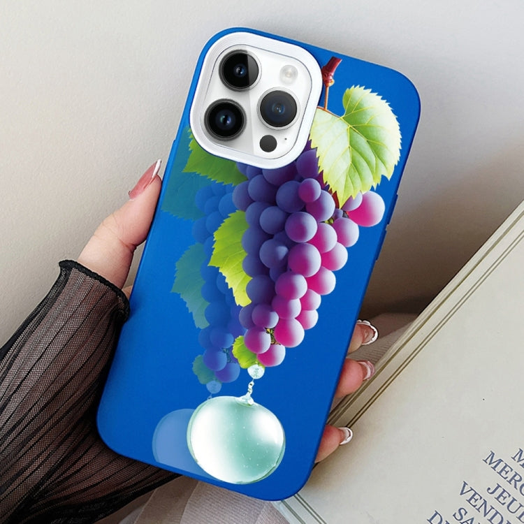 Grape Pattern PC Hybrid TPU Phone Case