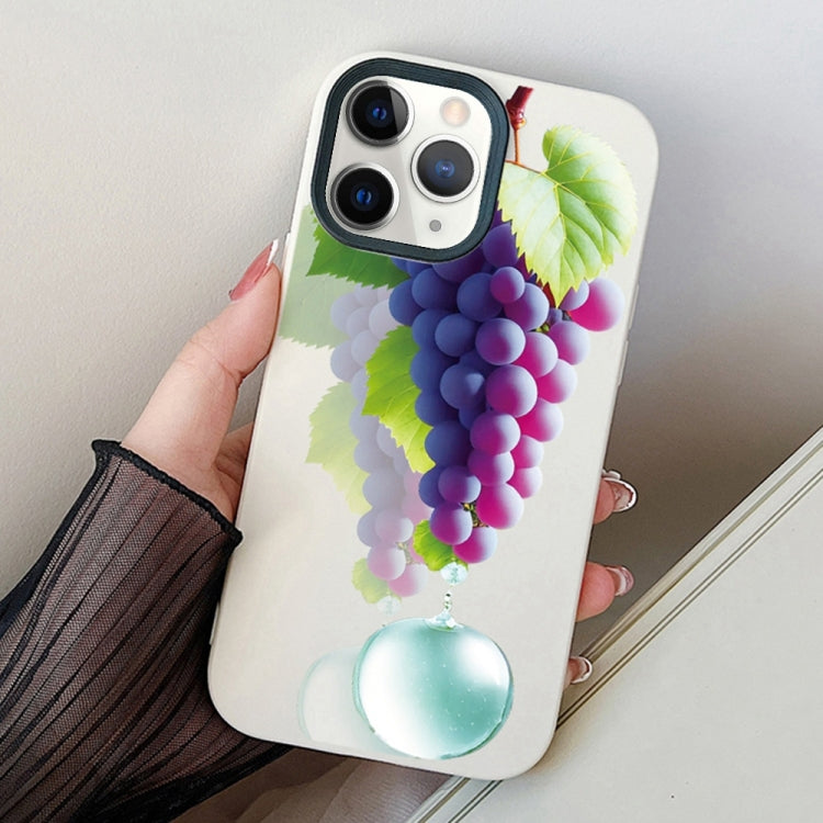 Grape Pattern PC Hybrid TPU Phone Case