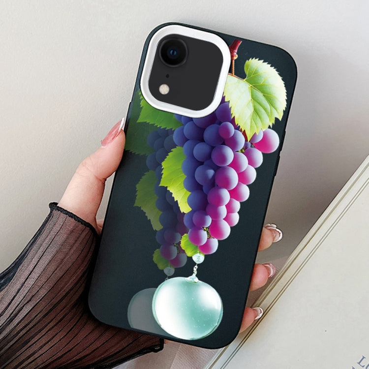 Grape Pattern PC Hybrid TPU Phone Case
