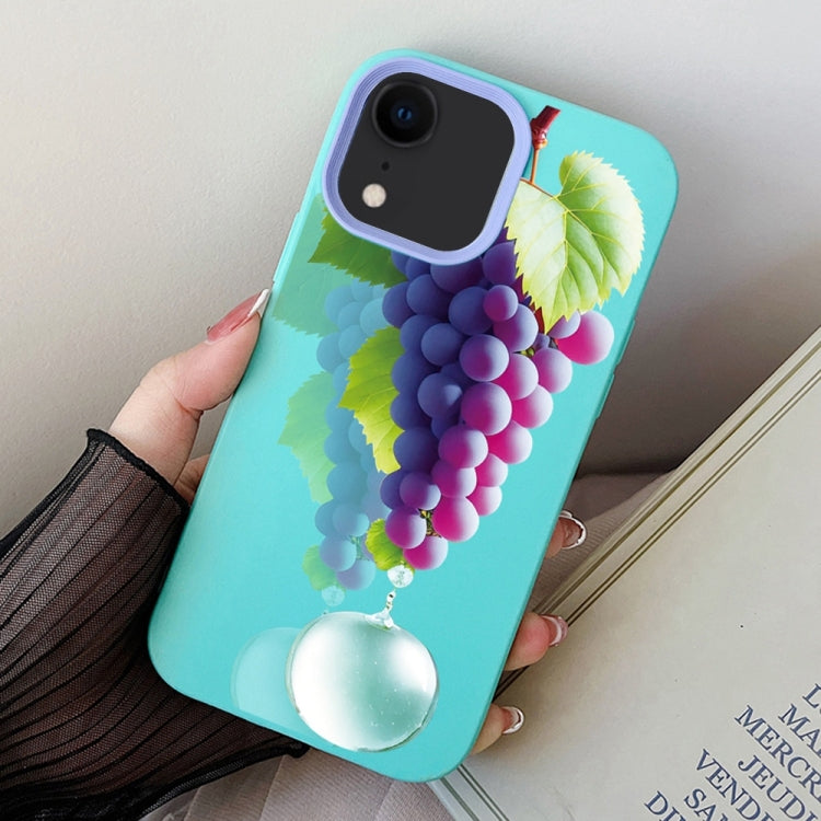 Grape Pattern PC Hybrid TPU Phone Case