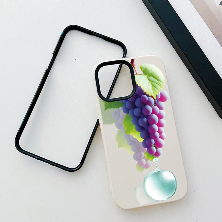 Grape Pattern PC Hybrid TPU Phone Case, For iPhone 14 Pro, For iPhone 14 Pro Max, For iPhone 7 / 8 / SE 2022